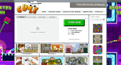Desktop Screenshot of cuteflashgames.com